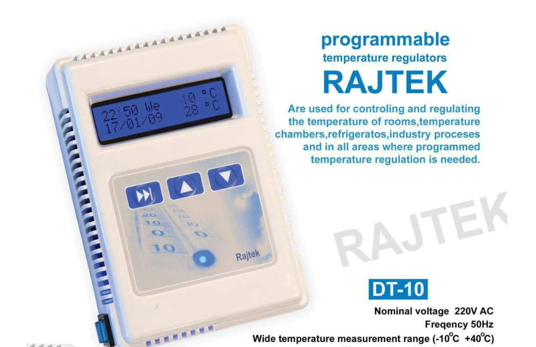 Energetika-VDS ST Programmable Temperature Regulator with External Probe
